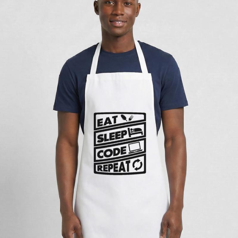 Eat Sleep Code Recurrence | encoder Cooking Apron