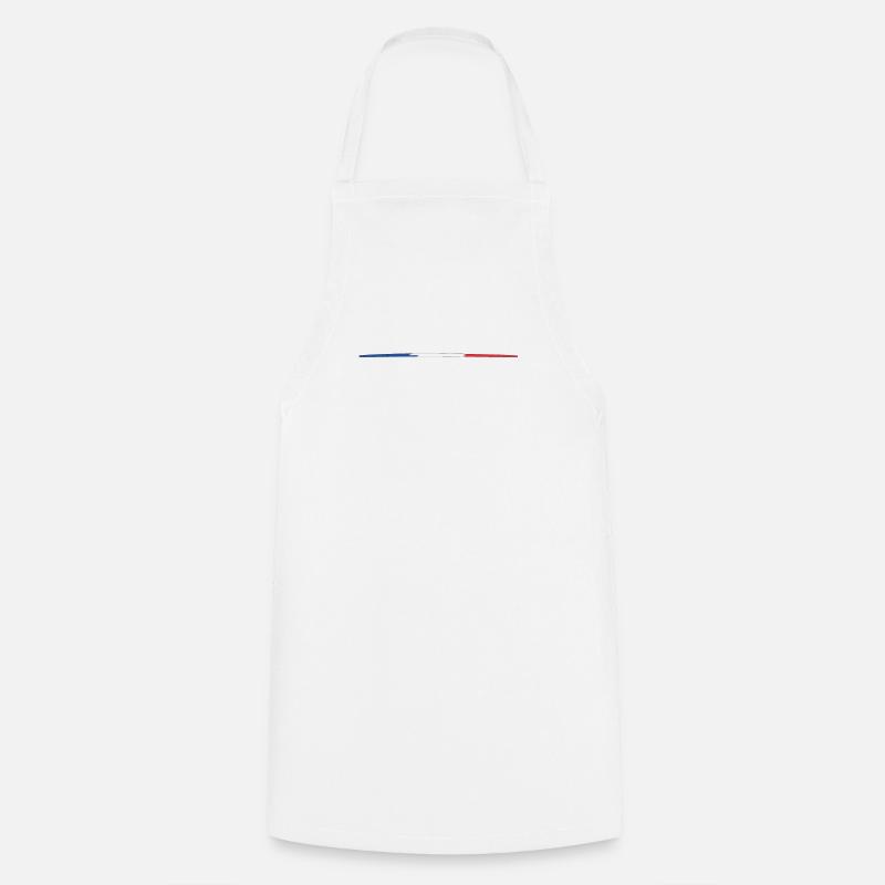tricolore fr - Cooking Apron - white
