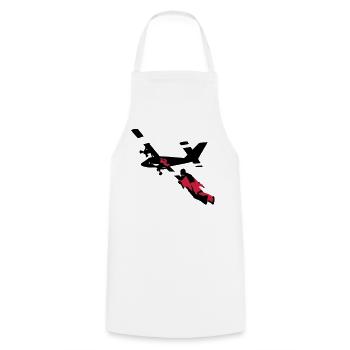 wingsuit_1 - Cooking Apron - white - Front - AI Model Male 185 dark (185cm)