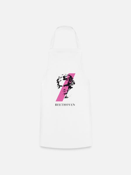 beethoven punk music festival klassik komponist ta - Cooking Apron - white