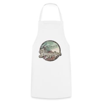 Bagpipe Scotland Music Instrument Gift - Cooking Apron - white - Front - AI Model Male 185 dark (185cm)