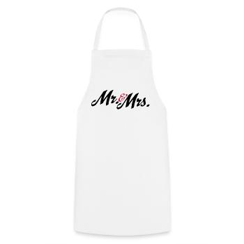 wedding - Cooking Apron - white - Front - AI Model Male 185 dark (185cm)