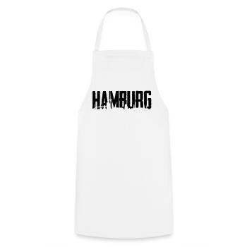 Hambourg - Tablier de cuisine - blanc - Devant - AI Model Male 185 dark (185cm)