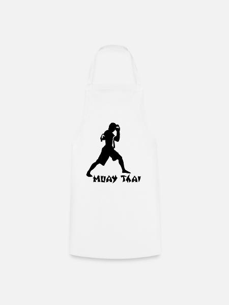 Muay Thai - Kochschürze - Weiß