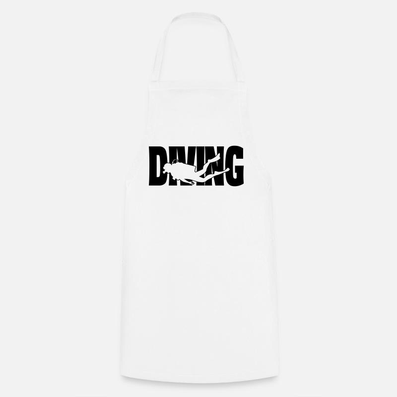 plongée II - Tablier de cuisine - blanc
