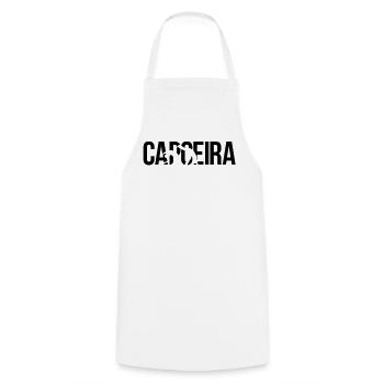 capoeira - Kochschürze - Weiß - Vorne - AI Model Male 185 dark (185cm)
