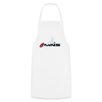 MNS maître-nageur sauveteur - Tablier de cuisine - blanc - Devant - AI Model Male 185 dark (185cm)