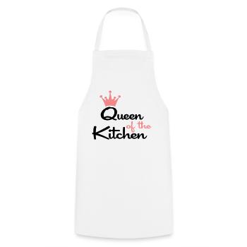 kochen - Kochschürze - Weiß - Vorne - AI Model Male 185 dark (185cm)