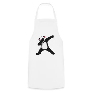 Panda Dab Dabbing Bär Lustiger Süßer Geschenk - Kochschürze - Weiß - Vorne - AI Model Male 185 dark (185cm)