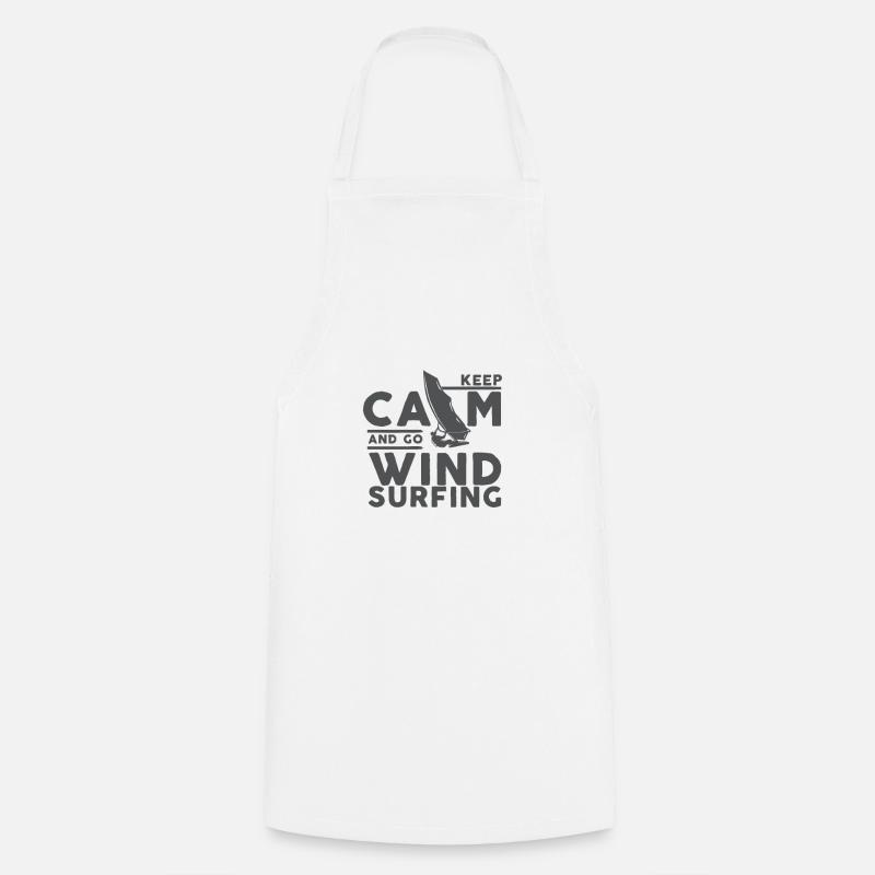 Windsurfen Windsurfer Windsurfing Surfer Geschenke - Tablier de cuisine - blanc