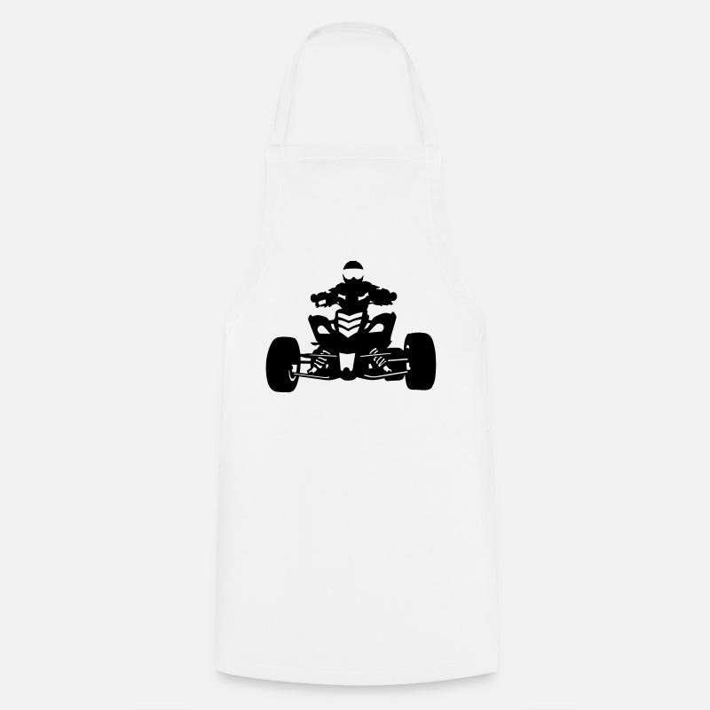 Quad - Tablier de cuisine - blanc