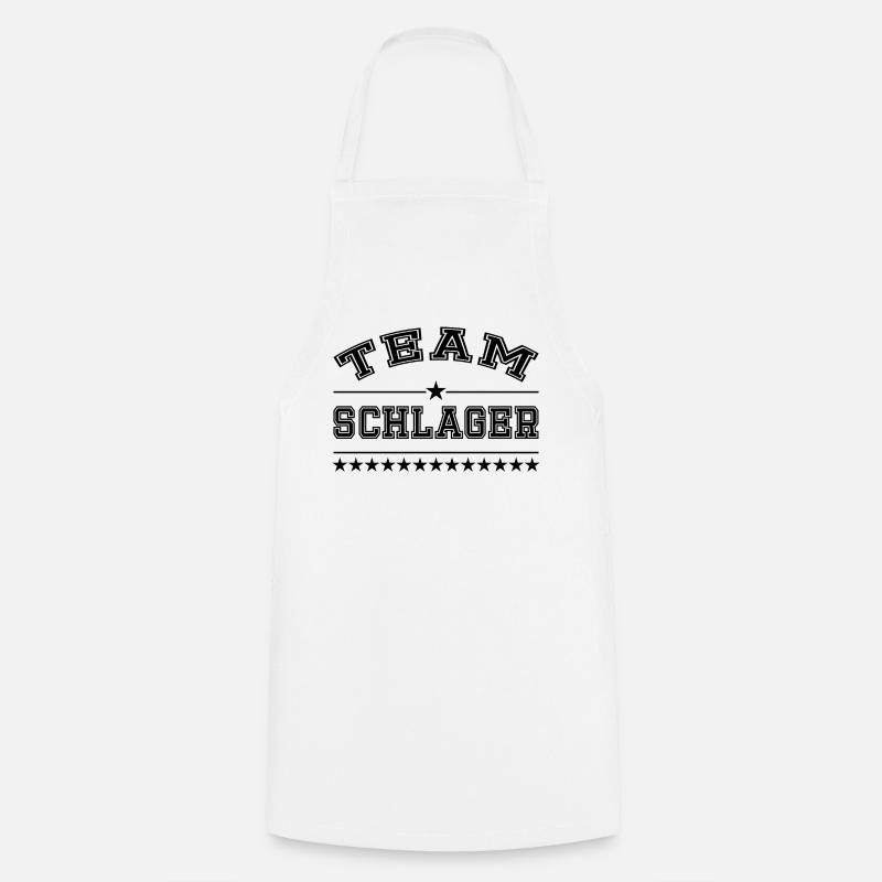 Team Schlager  - Kochschürze - Weiß
