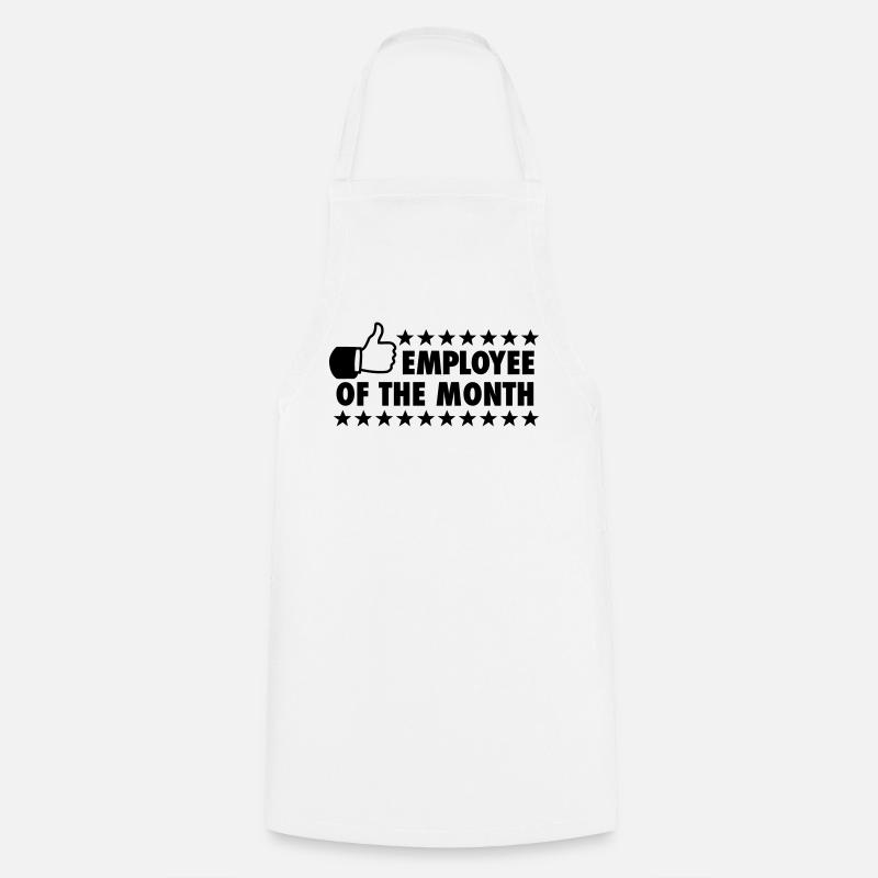 Employé du mois - Tablier de cuisine - blanc