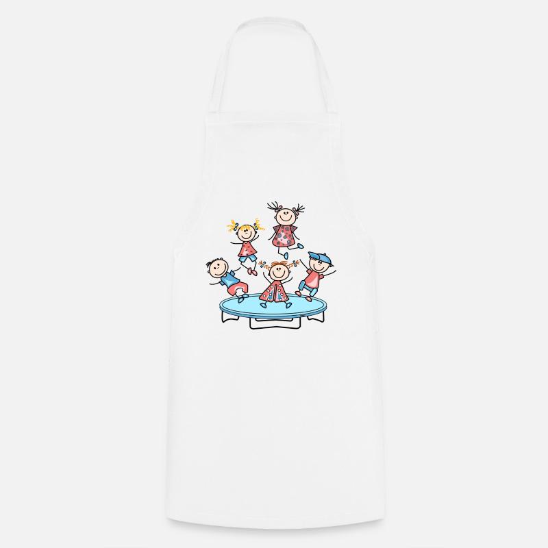 Trampoline - Cooking Apron - white