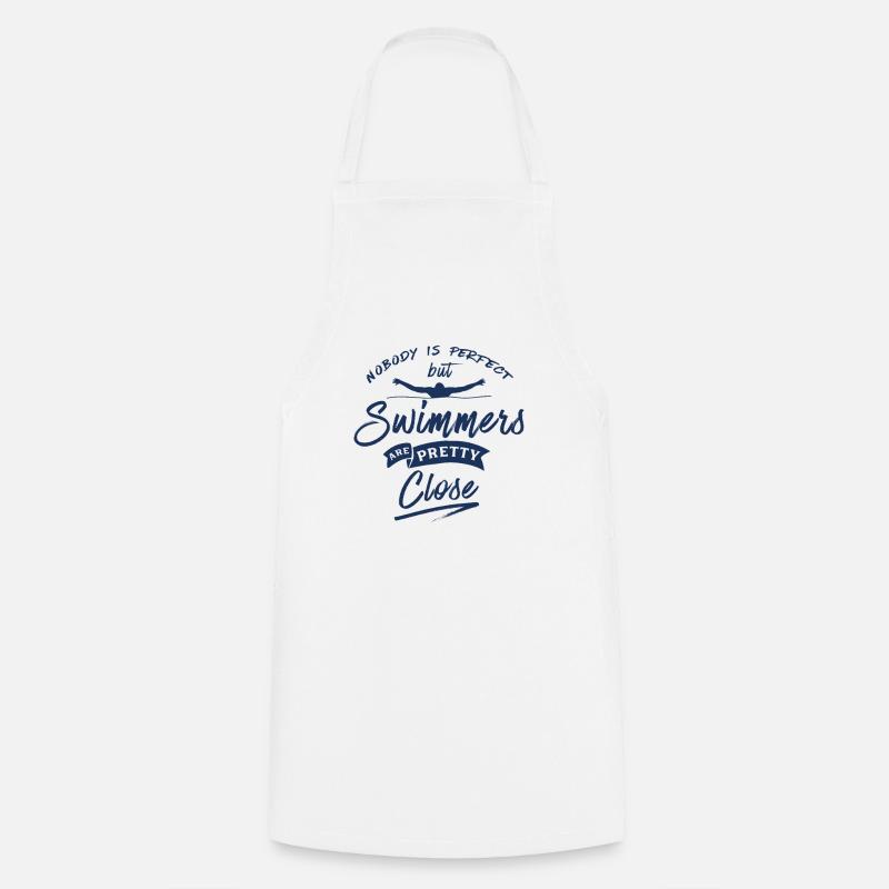 La natation - Tablier de cuisine - blanc