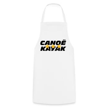 Canoë Kayak - Tablier de cuisine - blanc - Devant - AI Model Male 185 dark (185cm)