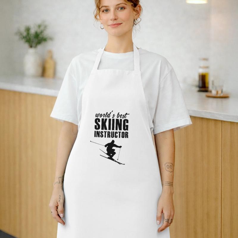Ski Skiing Ski Instructor Ski Instructor Ski Instructor Cooking Apron