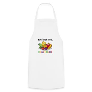 Mon costume aujourd’hui Salade de fruits - Tablier de cuisine - blanc - Devant - AI Model Male 185 dark (185cm)