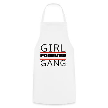 Fille Gang Femmes Fille Mode Cadeau De Mode - Tablier de cuisine - blanc - Devant - AI Model Male 185 dark (185cm)