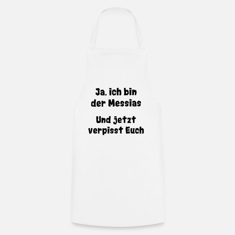Messiah - Cooking Apron - white