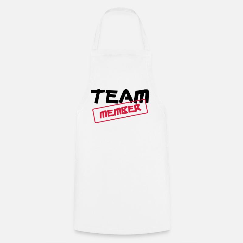 [ Team Member ] - Tablier de cuisine - blanc