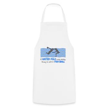 Water Polo Water Sports Water Polo - Cooking Apron - white - Front - AI Model Male 185 dark (185cm)