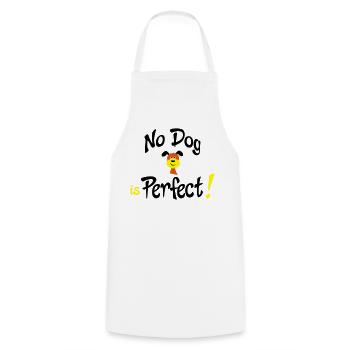 funny dog - Cooking Apron - white - Front - AI Model Male 185 dark (185cm)