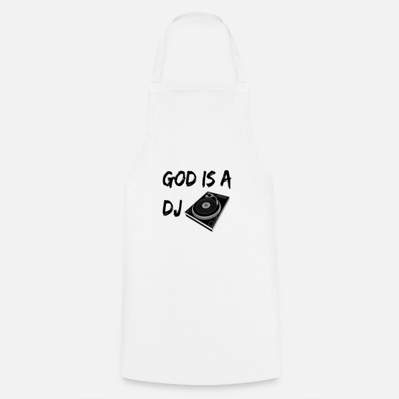 dj - Cooking Apron - white