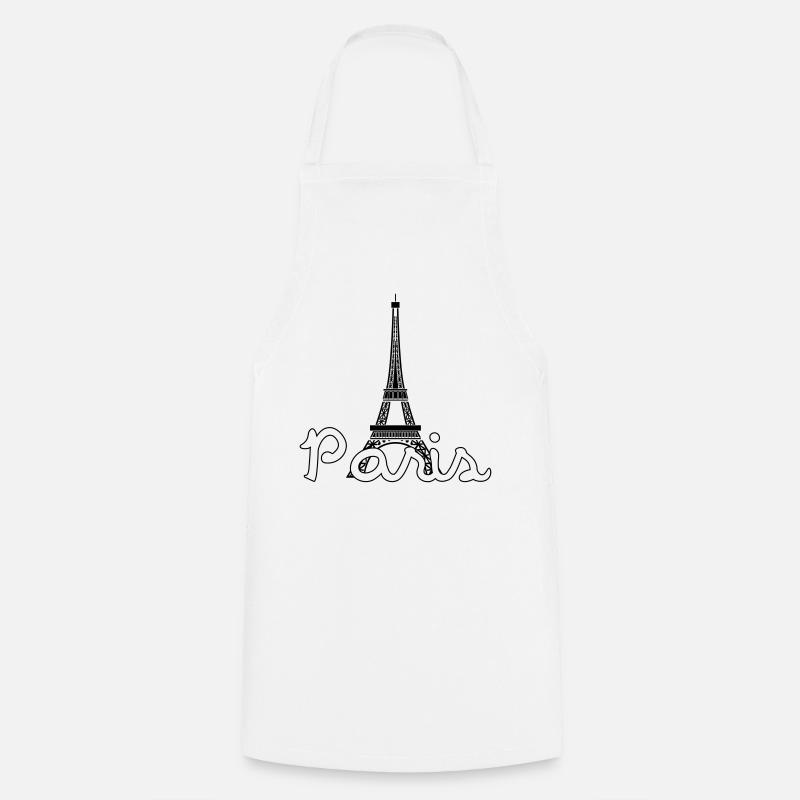 Paris - Kochschürze - Weiß