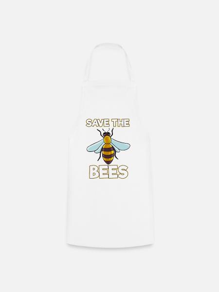 Bee Bees Honey Honey Bee Save Gift - Cooking Apron - white