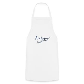 Bow and arrow - Cooking Apron - white - Front - AI Model Male 185 dark (185cm)