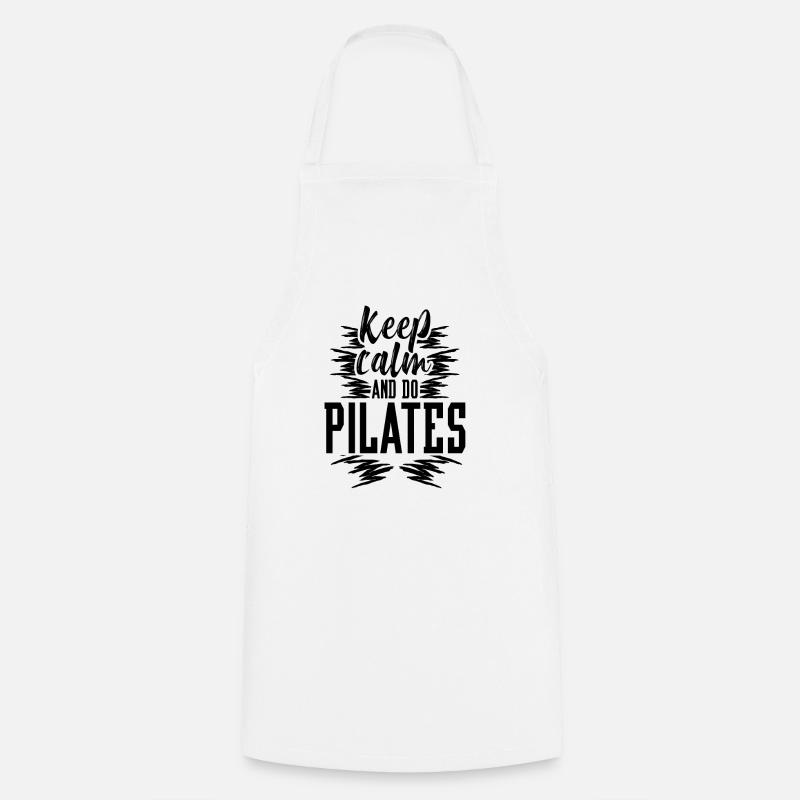 Pilates Pilates Pilates Pilates - Cooking Apron - white