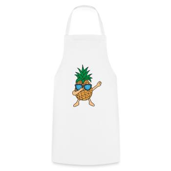 Dabbing Ananas Dab Sonnenbrille Hawaii Geschenk - Kochschürze - Weiß - Vorne - AI Model Male 185 dark (185cm)