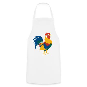 Hahn - Tablier de cuisine - blanc - Devant - AI Model Male 185 dark (185cm)