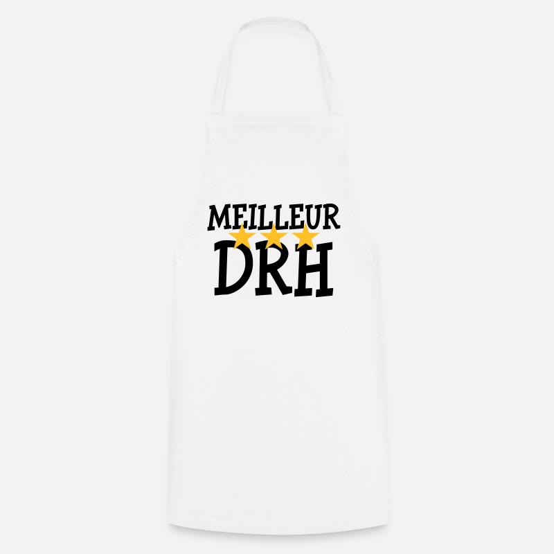Meilleur DRH - Tablier de cuisine - blanc