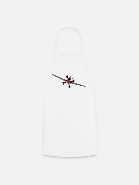 Flugzeug - Kochschürze - Weiß