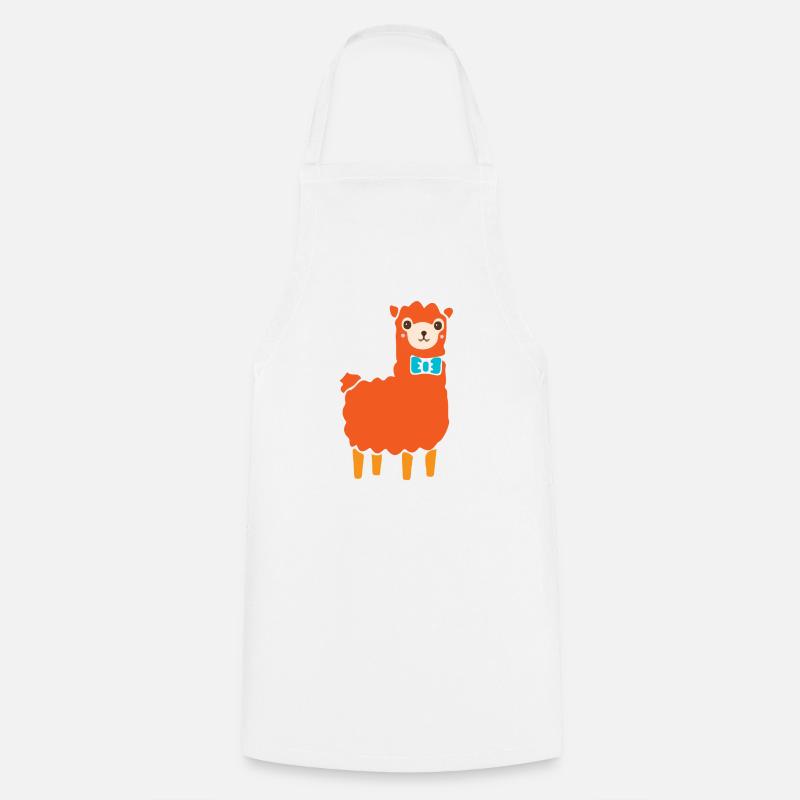 Alpaca - Cooking Apron - white