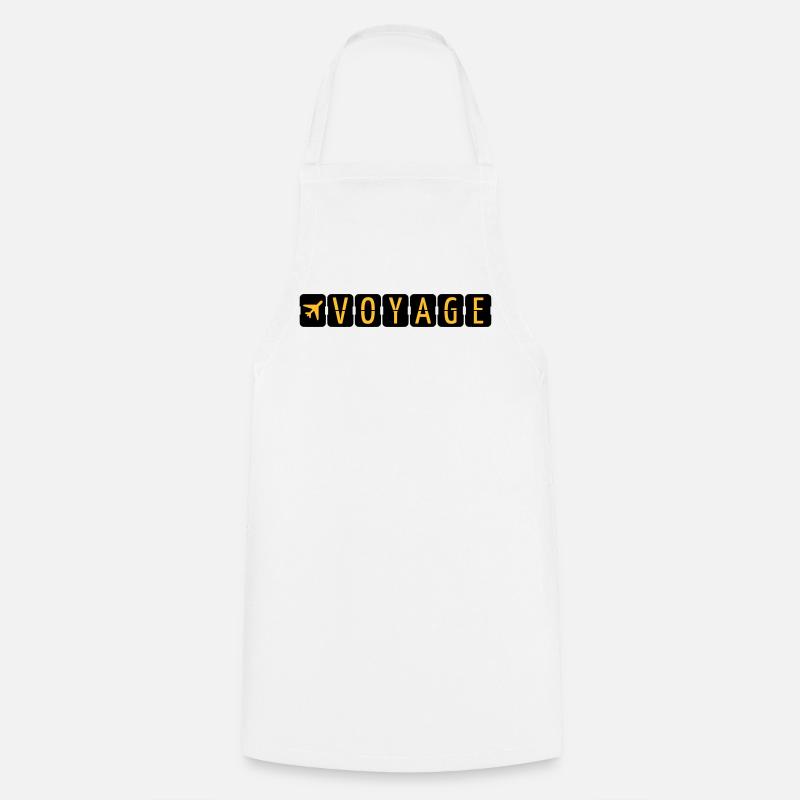 Voyage - Tablier de cuisine - blanc