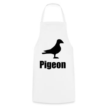 Pigeon - Tablier de cuisine - blanc - Devant - AI Model Male 185 dark (185cm)