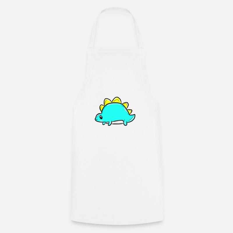 dinosaur - Cooking Apron - white
