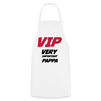 VIP Very Important Pappa - Tablier de cuisine - blanc - Devant - AI Model Male 185 dark (185cm)