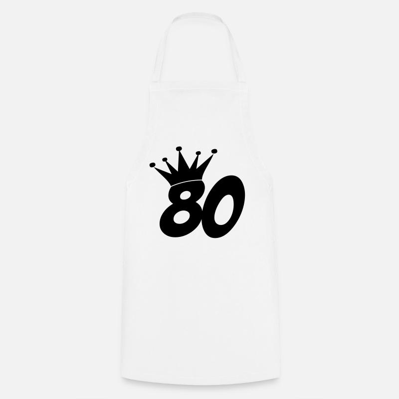 80 - Tablier de cuisine - blanc