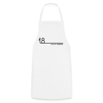 lance_18_3 - Tablier de cuisine - blanc - Devant - AI Model Male 185 dark (185cm)