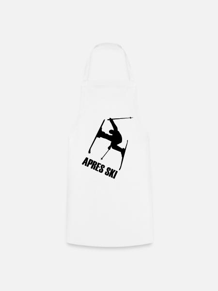 Skier - Kochschürze - Weiß