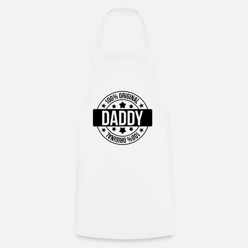 Daddy 100% Original - Tablier de cuisine - blanc