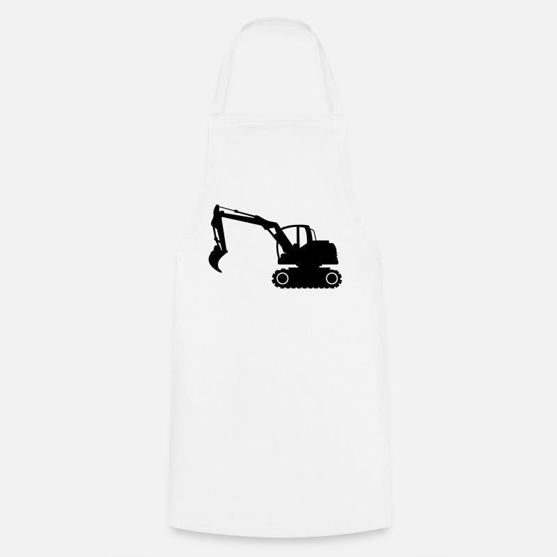 pelleteuse - Tablier de cuisine - blanc