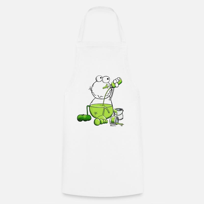Grenouille Couleur - Tablier de cuisine - blanc