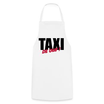 Taxi de ouf ! - Tablier de cuisine - blanc - Devant - AI Model Male 185 dark (185cm)