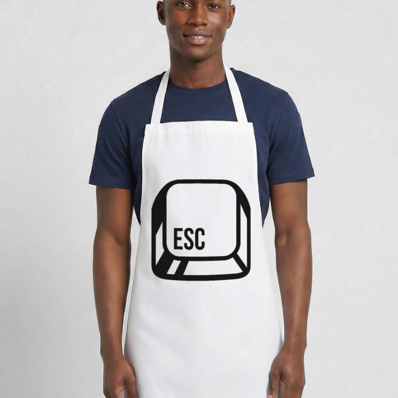 Computer button Cooking Apron