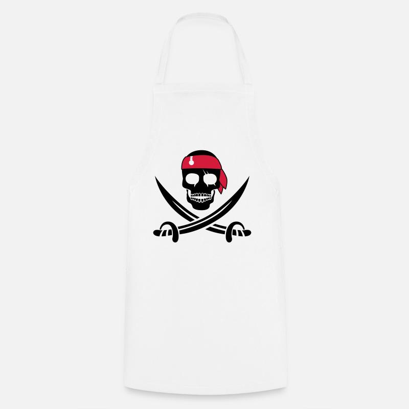 pirate - Tablier de cuisine - blanc
